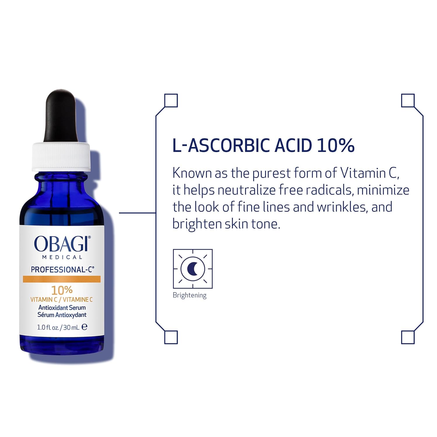 Obagi Medical Professional-C Vitamin C Serum – Helps Brighten Skin Tone and Minimize the Appearance of Fine Lines & Wrinkles – Safe for Sensitive Skin - Image 5