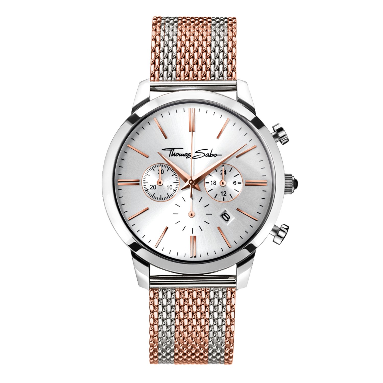 Thomas Sabo Men's Multicolor Rebel Spirit Chrono Watch Onyx Rosegold - Watches - One Size - Accessories