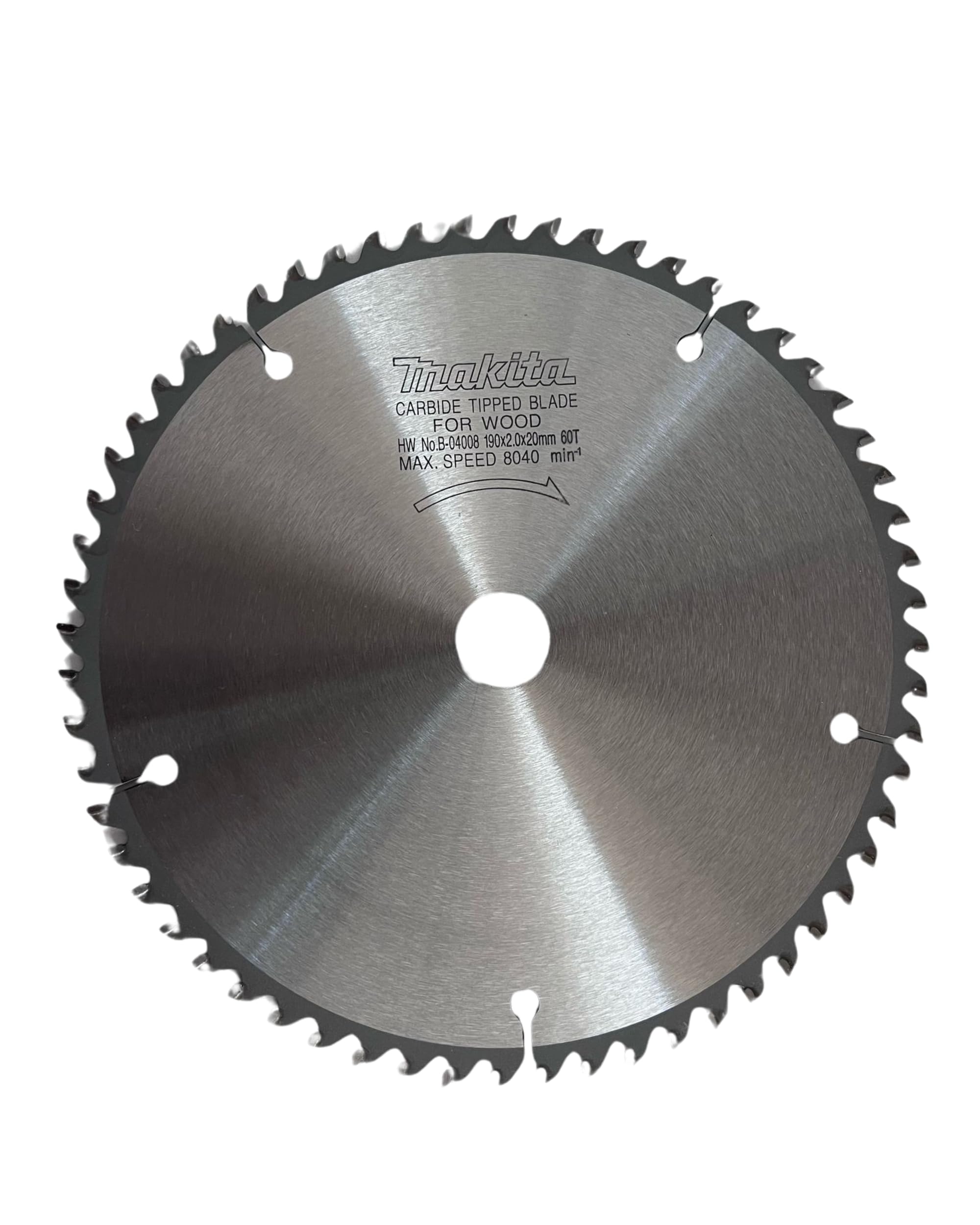 Lame de scie Makita HM 190 mm B-04008 haute résistance pour des découpes intensives