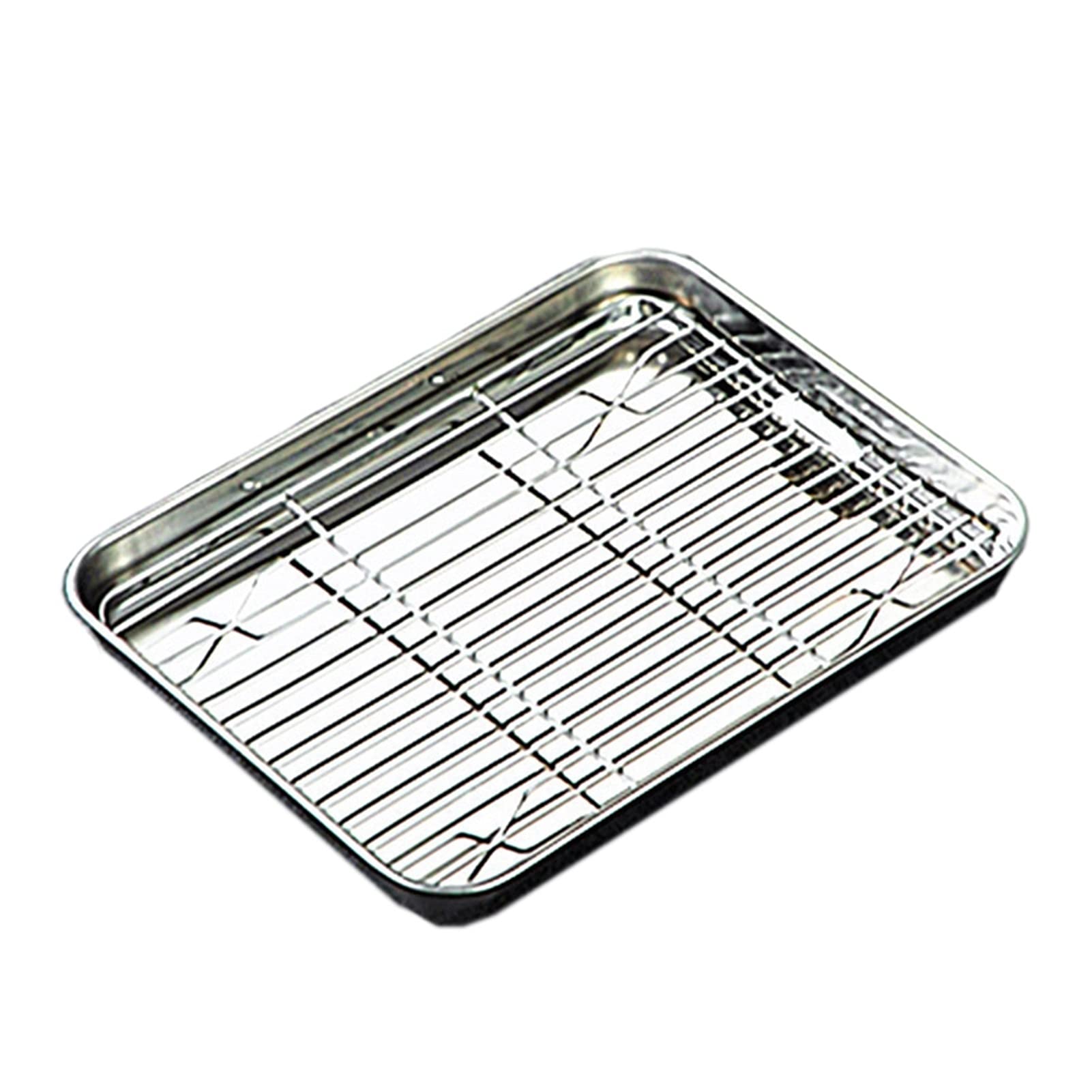 Bandeja para Hornear con Rejilla extraíble, Bandeja de enfriamiento de Acero Inoxidable para Horno, Rejilla para Hornear