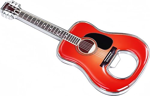 Miniatura 11 de 1 pieza/set abridor de botellas de cerveza con forma de guitarra, abridor de botellas de cerveza en forma de guitarra, regalo para amantes de la