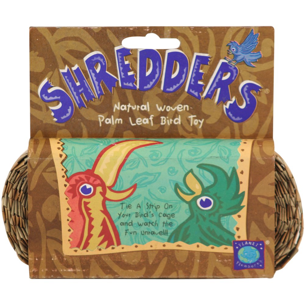 Planet Pleasures Shredders Zig Zag 30' by 1" Roll Natural Bird Toy