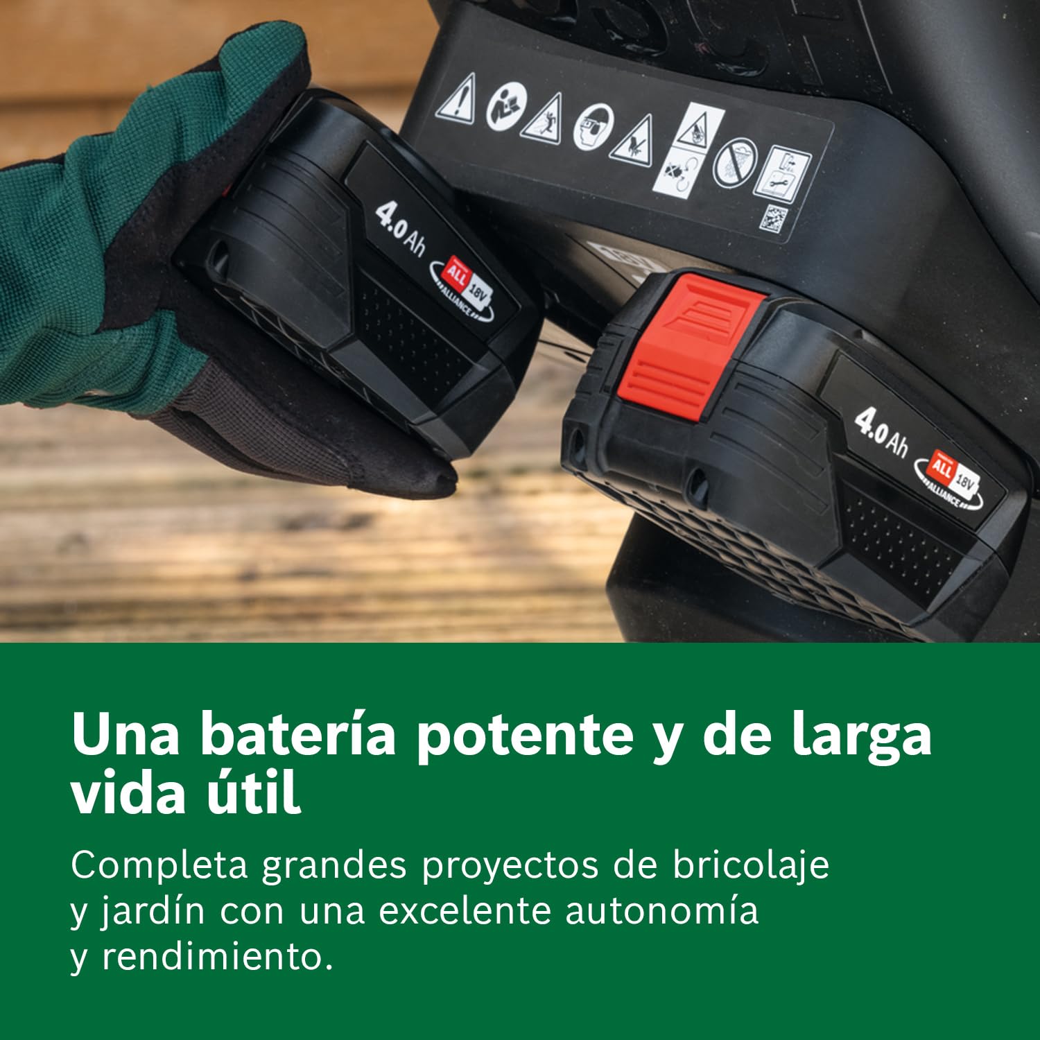 Bosch Kit básico de batería y cargador rápido Starter Set 18V (1 batería de litio de 4,0Ah; 1 cargador rápido; 18V POWER FOR ALL ALLIANCE)