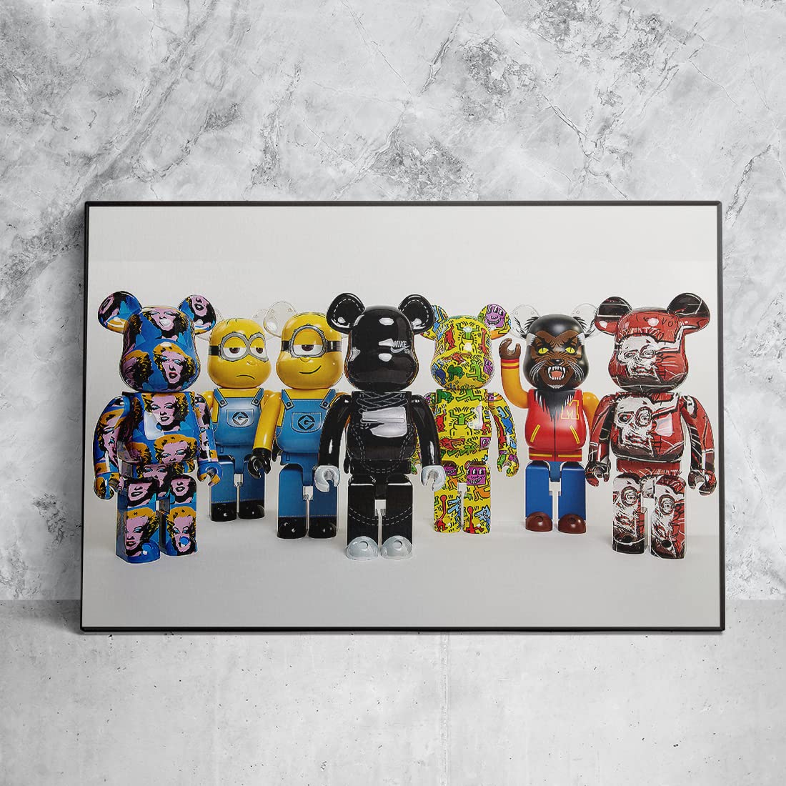 No.248木枠付きキャンバスアート ブランドアートポスター ベアブリック