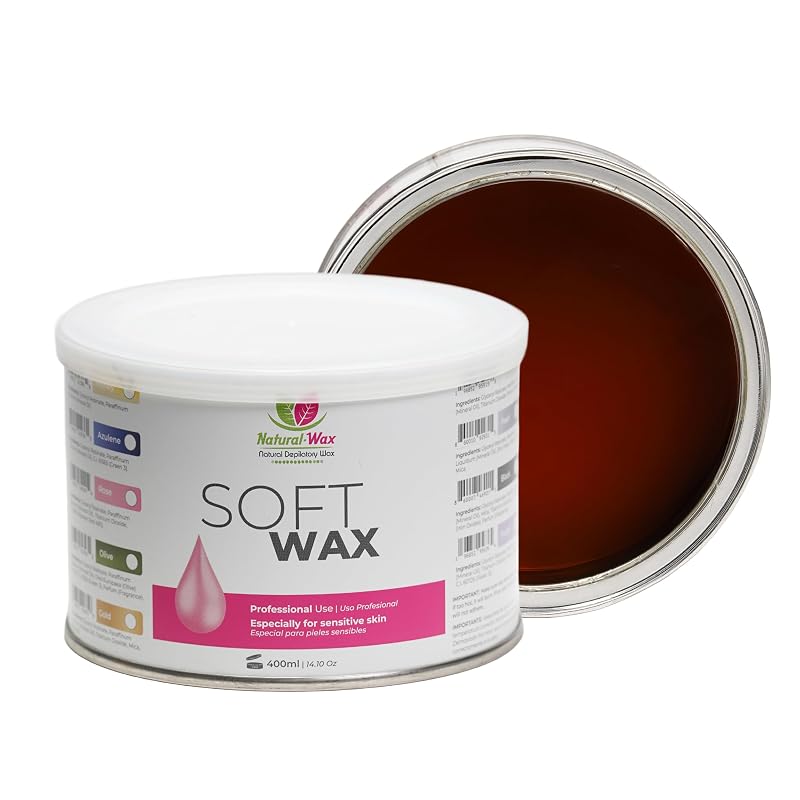 Cera depilatória macia Honey NATURAL-WAX NATURAL DEPILATORY WAX, 397 g