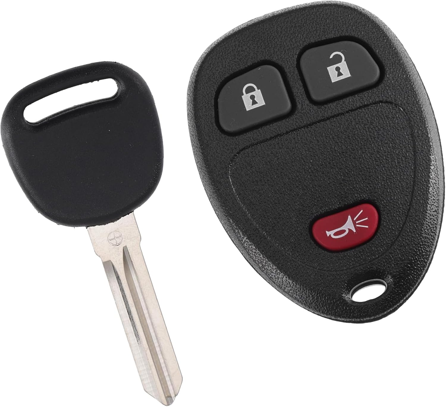 KOBGT04A Keyless Entry Remote Ignition Transponder Key Fob for Chevrolet HHR 2006–2011, Uplander 2006–2008, Buick Terraza 2006–2007, Saturn Relay, Pontiac Montana, 3 Buttons