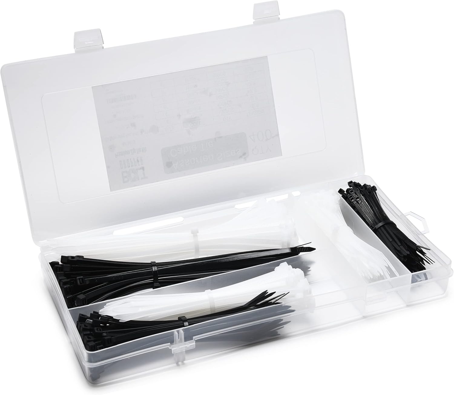 Bolt Dropper 4", 6", 8" Zip Tie Kit 400 Pack Zip Ties Assorted Sizes