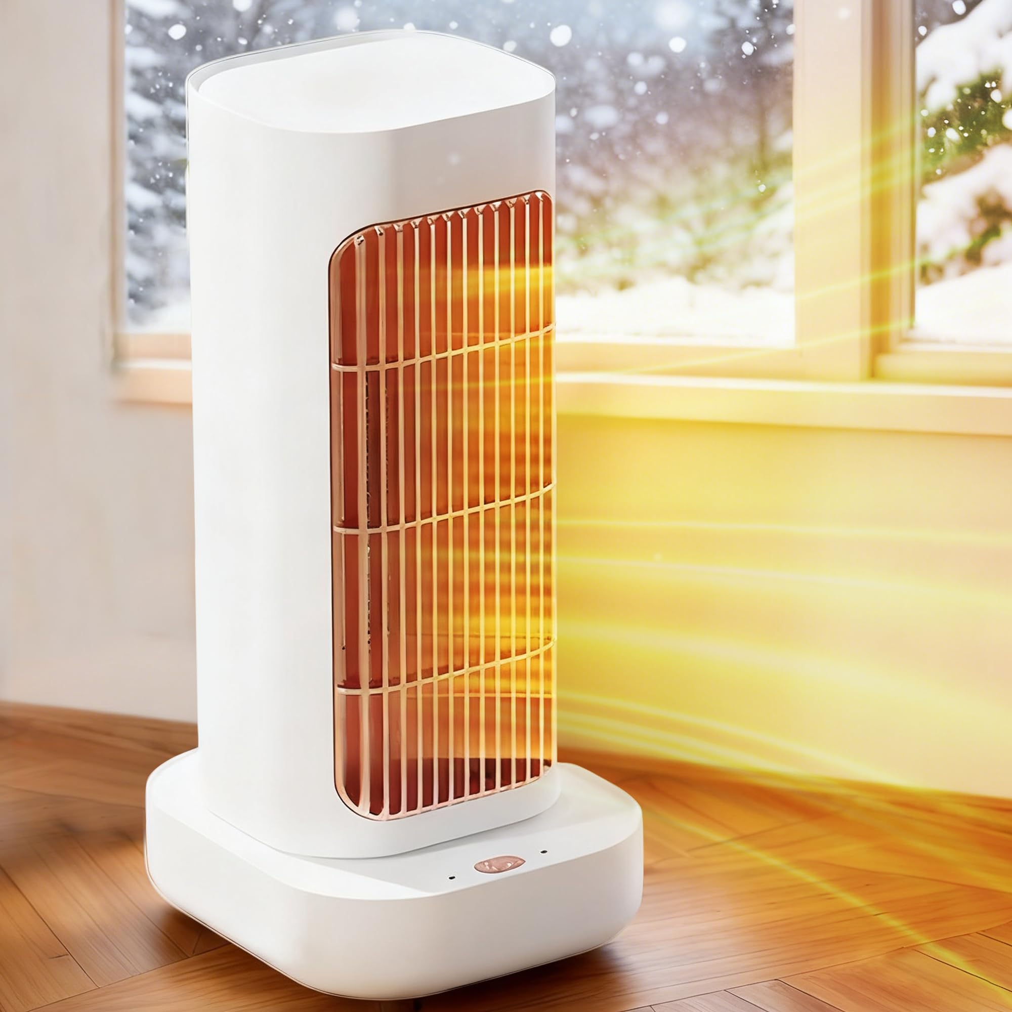 Brand Name: Portable Electric Space Heater with 90° Oscillation and Safety Features