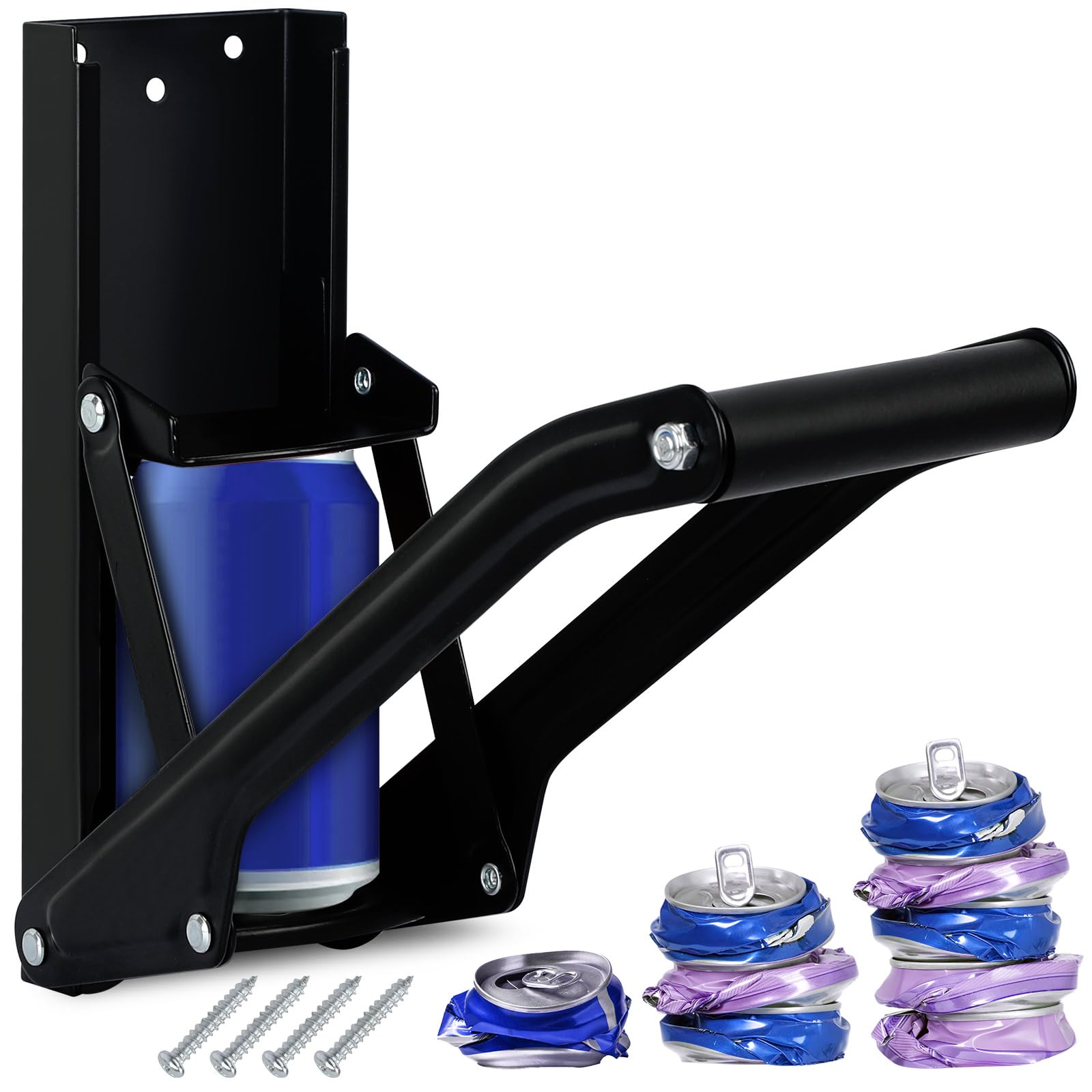 Snapklik.com : Ezyec Can Crusher For Recycling Wall Mounted - 16 Oz And