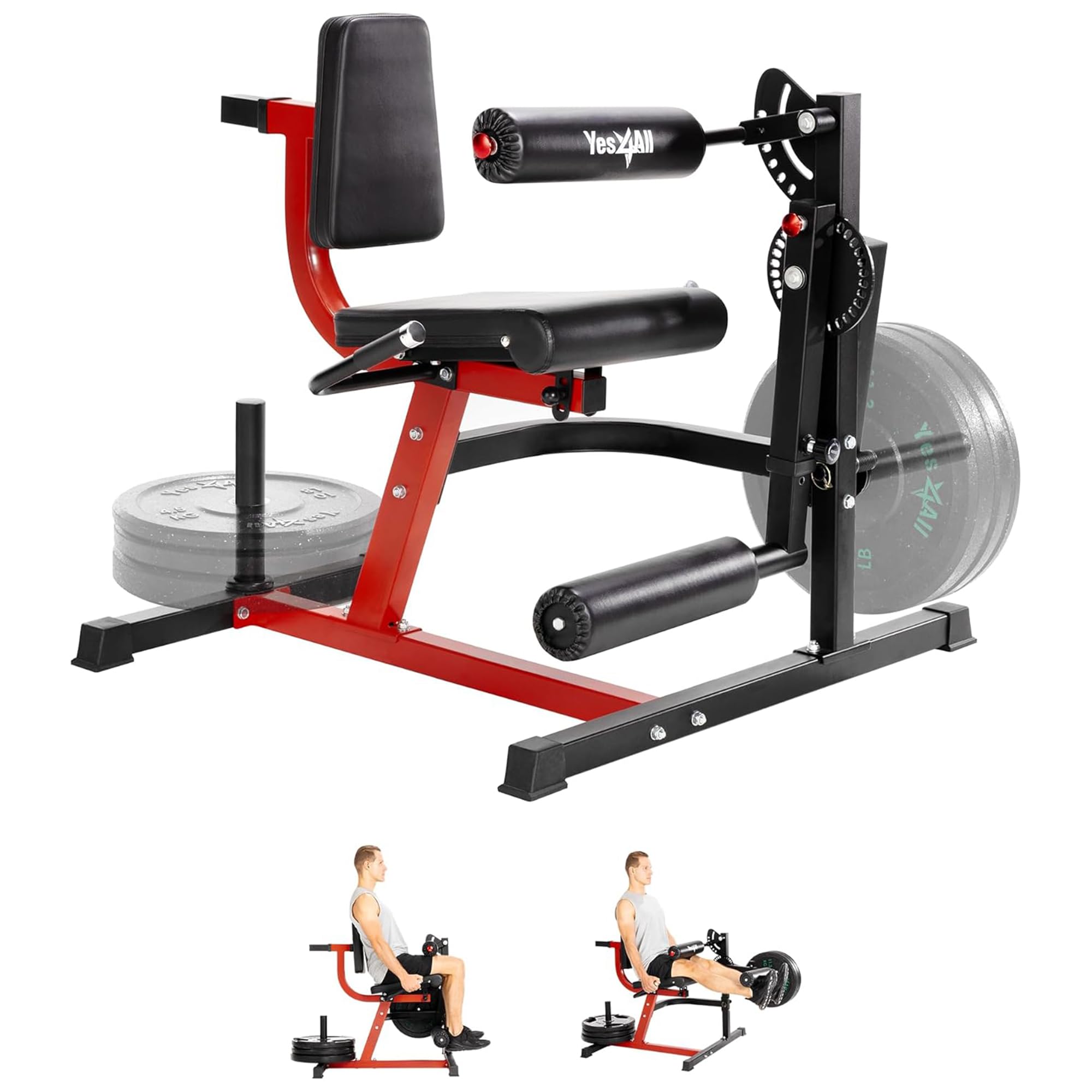 Metal Leg Extension and Curl Machine, Leg Machines - Amazon Canada