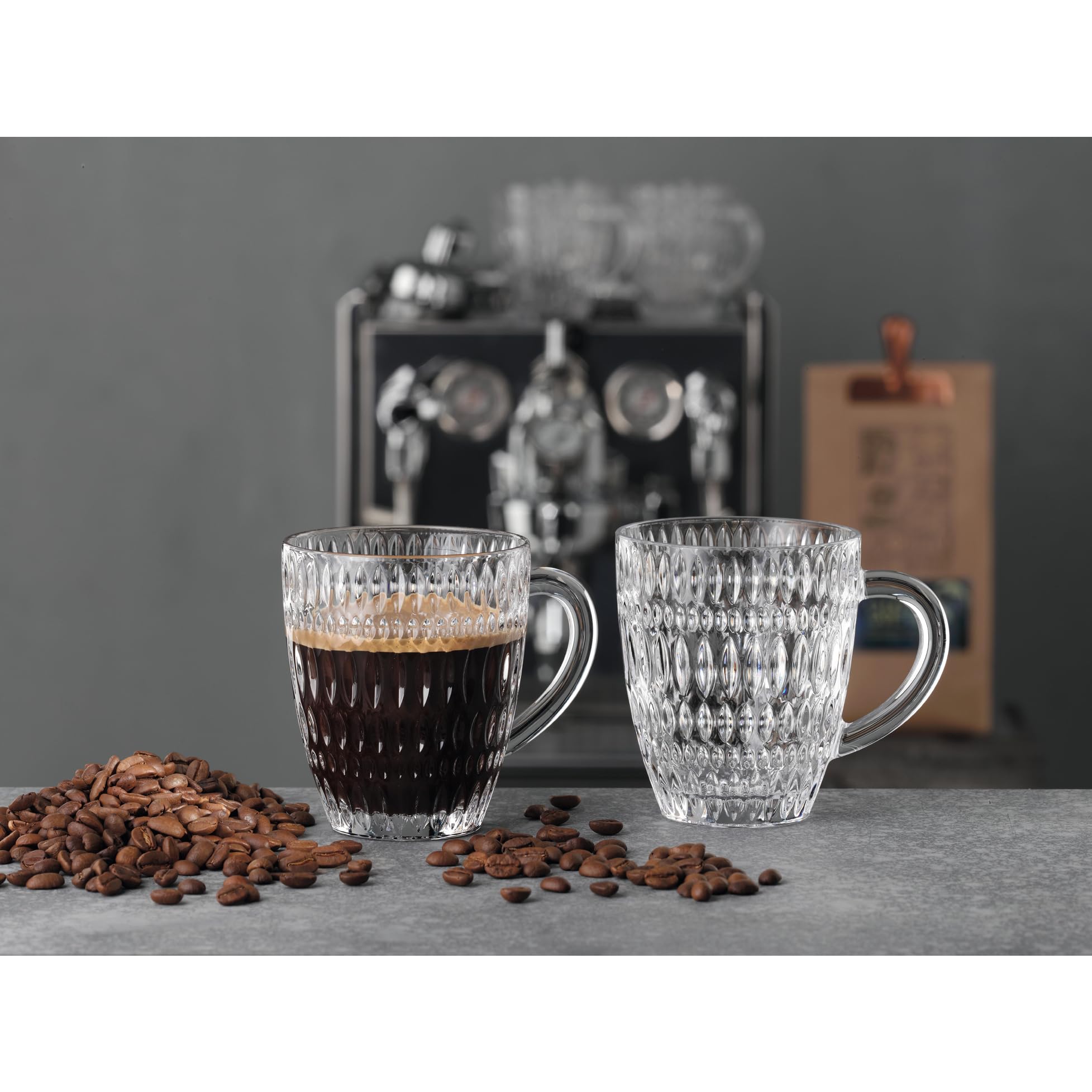 2 Verres à Cappuccino Spiegelau Barista - Cristal 234ml Pour Café Crémeux