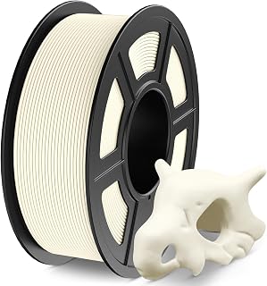 JAYO Matte PLA 3D Printer Filament 1.75mm Bone White, Matte Surface Conceals Layer Lines Filament, 1.1kg (2.42 lbs) Spool, Accuracy +/- 0.02 mm, Fit Most FDM Printers