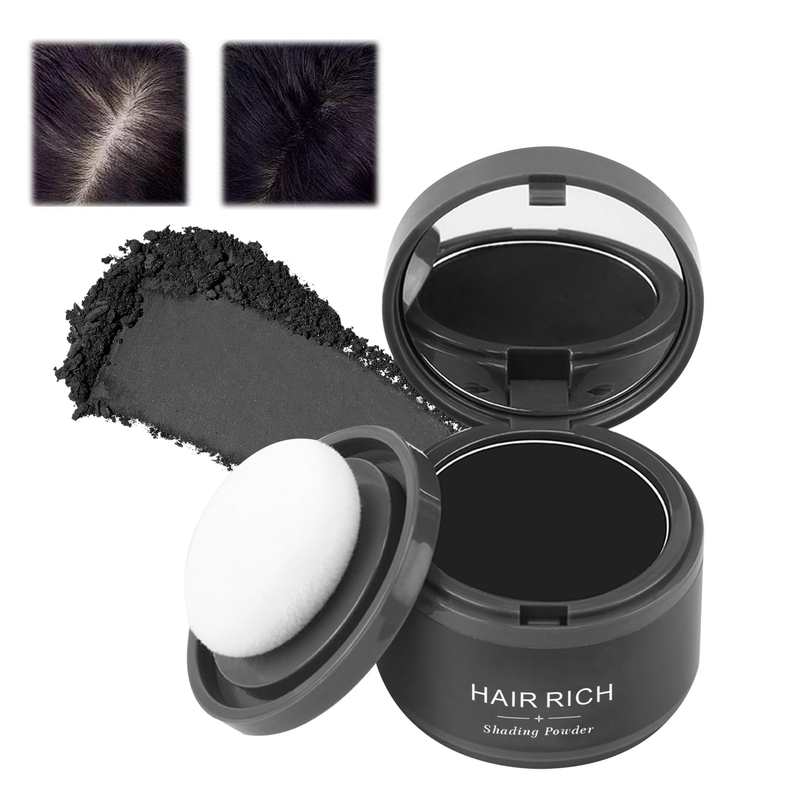 Hairline Powder, Hair Root Dye, Instantly Hair Root Touch Up Concealer, Thin Hair Powder