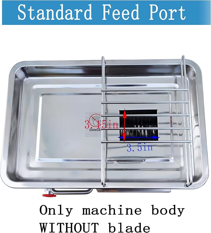 Cuerpo cortador de carne de acero inoxidable para máquina QX 110V miniatura 6