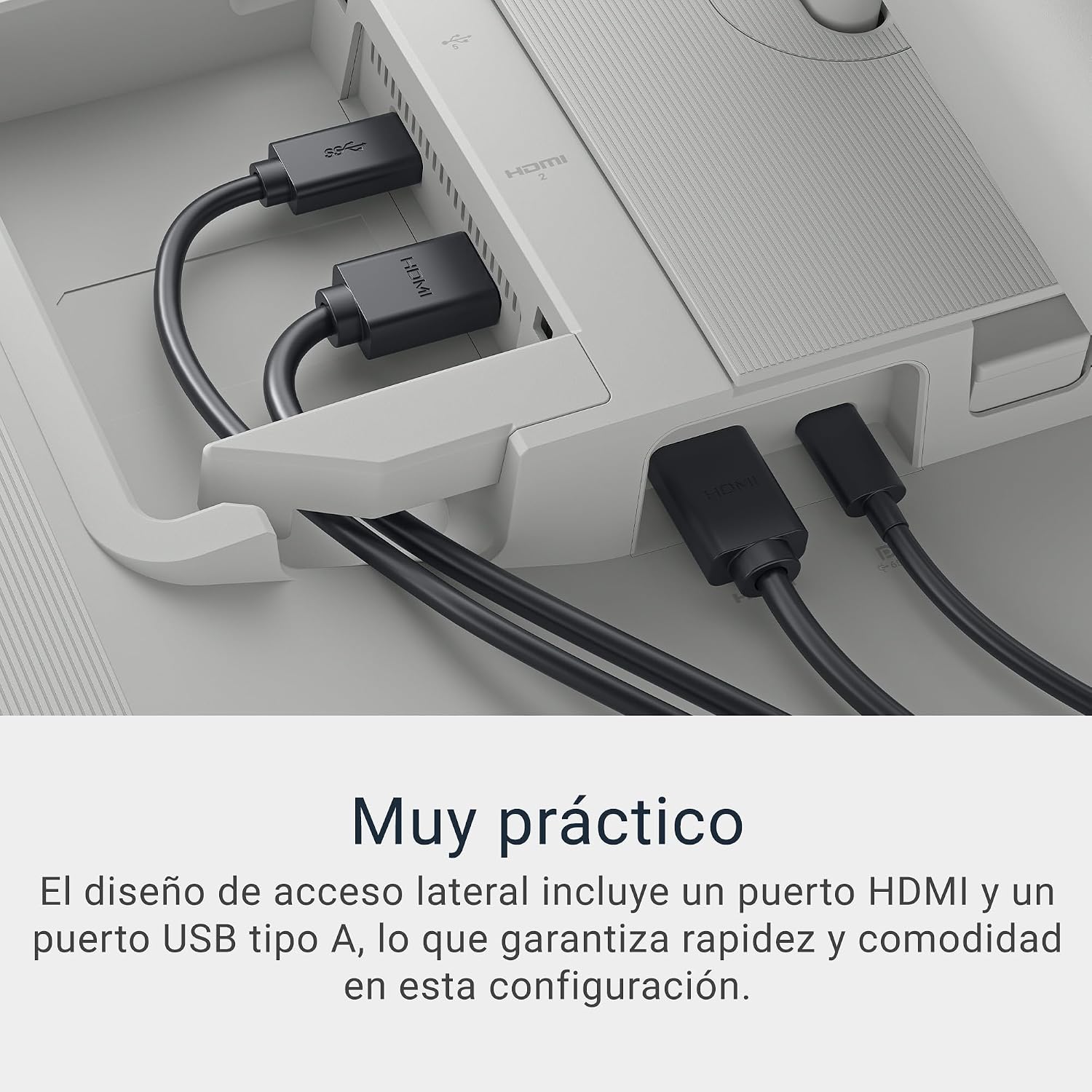 DELL 27 Plus USB-C Monitor – S2725QC, 4K UHD (3840×2160), 120Hz, IPS, 4ms, AMD FreeSync Premium, 99% sRGB, Ajuste de Altura, Altavoces Integrados, 2 USB-C, 2 HDMI, 2 USB, 3 Años de Garantía 9