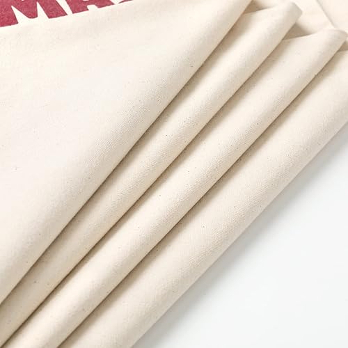 Miniatura 3 de HBlife Saco de lona de Papá Noel, bolsas grandes de Papá Noel de 19.7 x 27.6 pulgadas para regalos, sacos de Navidad personalizados para regalos con