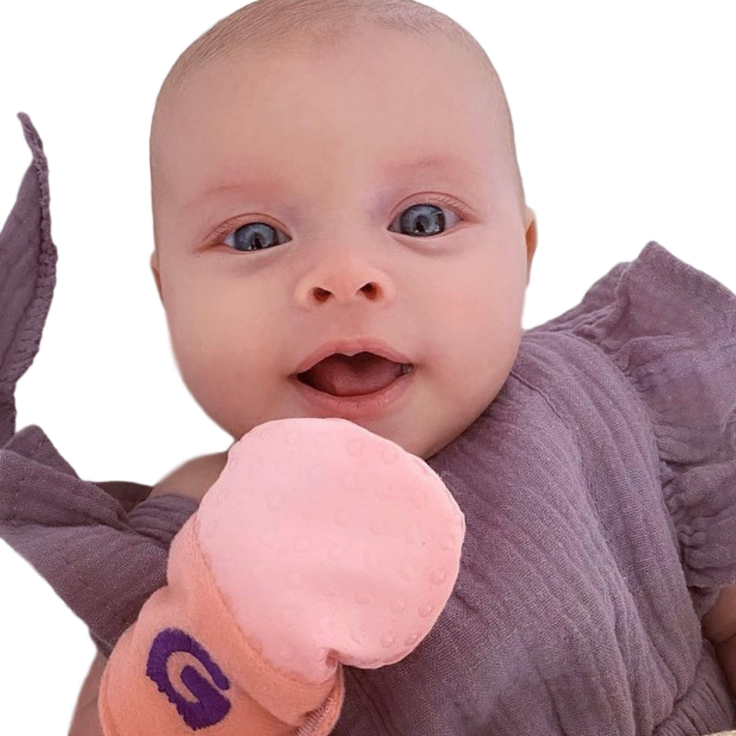 Gummee Glove Anti Scratch Teething Mittens PINK