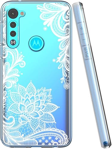 Miniatura 2 de Funda para Moto G Stylus, Motorola G Stylus para niñas y mujeres, a prueba de golpes, transparente, suave, flexible, funda protectora de TPU delgada