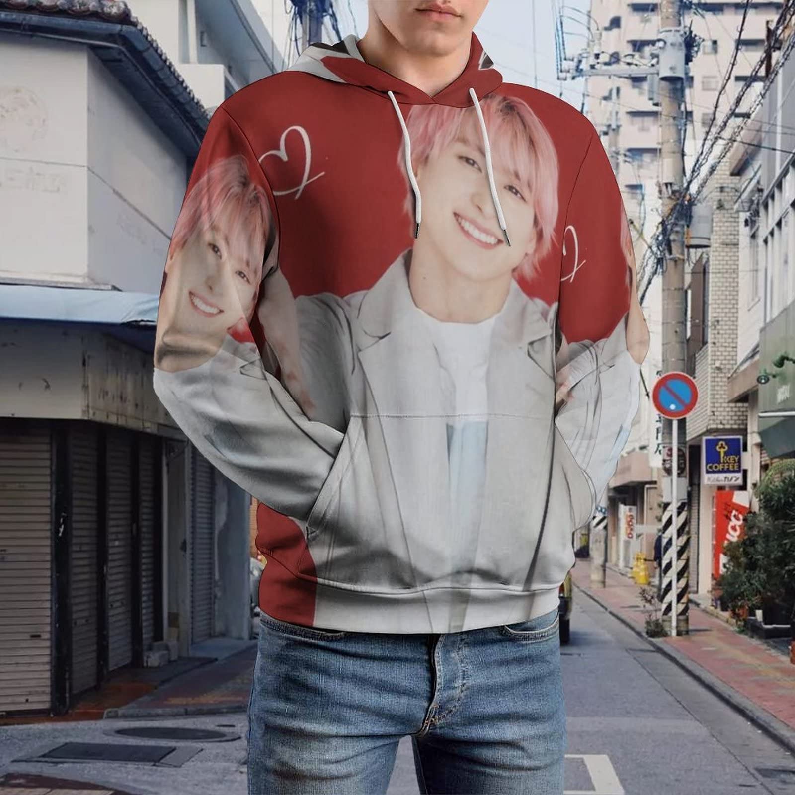 RAYS Man フード付きパーカー&ヘアバンド佐久間大介 Amazon.co.jp: 佐久間大介 パーカー メンズ 長袖 シンプル オシャレ