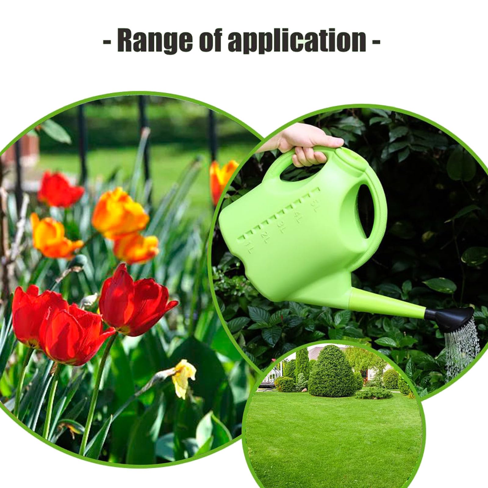 Arrosoir Grand Capacité 2 Gallons Avec Long Bec - Bec Détachable - Pour Plantes Intérieur Et Jardin