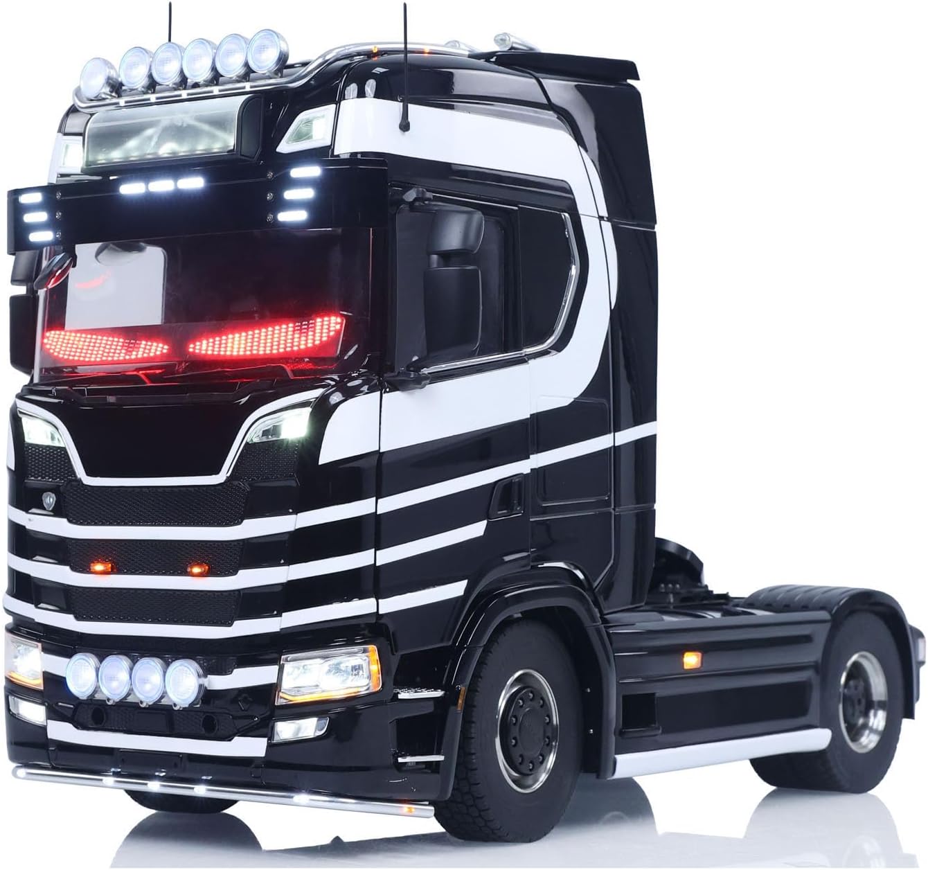 TOUCAN RC HOBBY Unitru 05 770S 1/14 RC Tractor Truck 4x4 Metal Chassis RTR 3Speed Gearbox Remote Control Lorry Car Smoke Light Sound ST8 Battery for Ages 18+