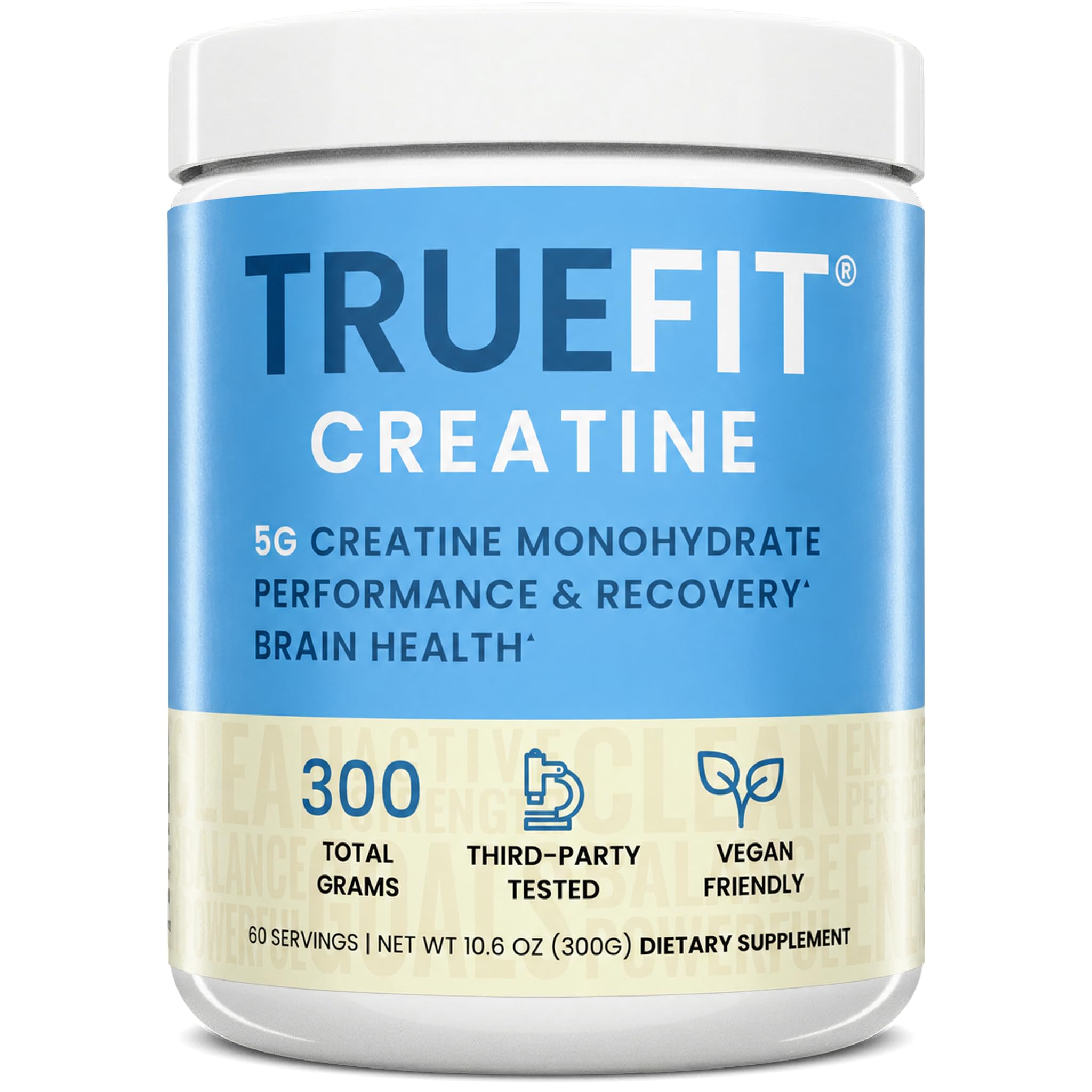TrueFit Creatine Monohydrate Powder for Women & Men