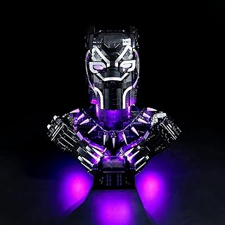 BRIKSMAX Led Lighting Kit for LEGO-76215 Black Panther - Compatible with Lego Marvel Building Blocks Model- Not Include Lego Set
