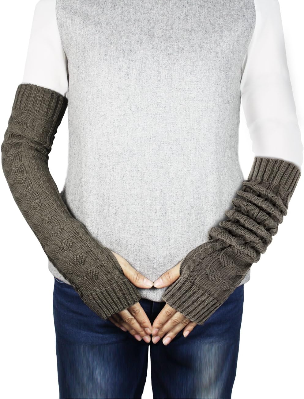 Dahlia Women's Cold Weather Arm Warmers & Fingerless Gloves - Various Styles