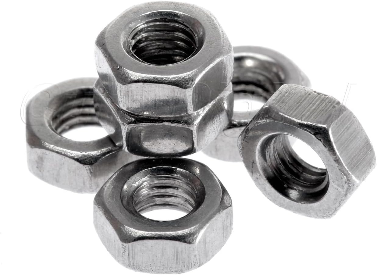 INVENTO 40 pcs M3 Nuts- Zinc Plated for DIY Projects