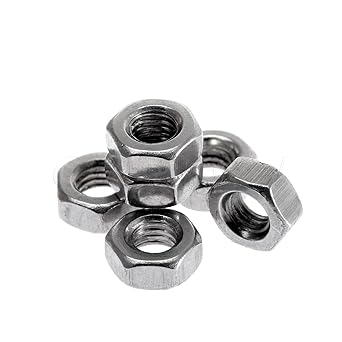 Invento 40 pcs M3 Nuts- Zinc Plated for DIY Projects