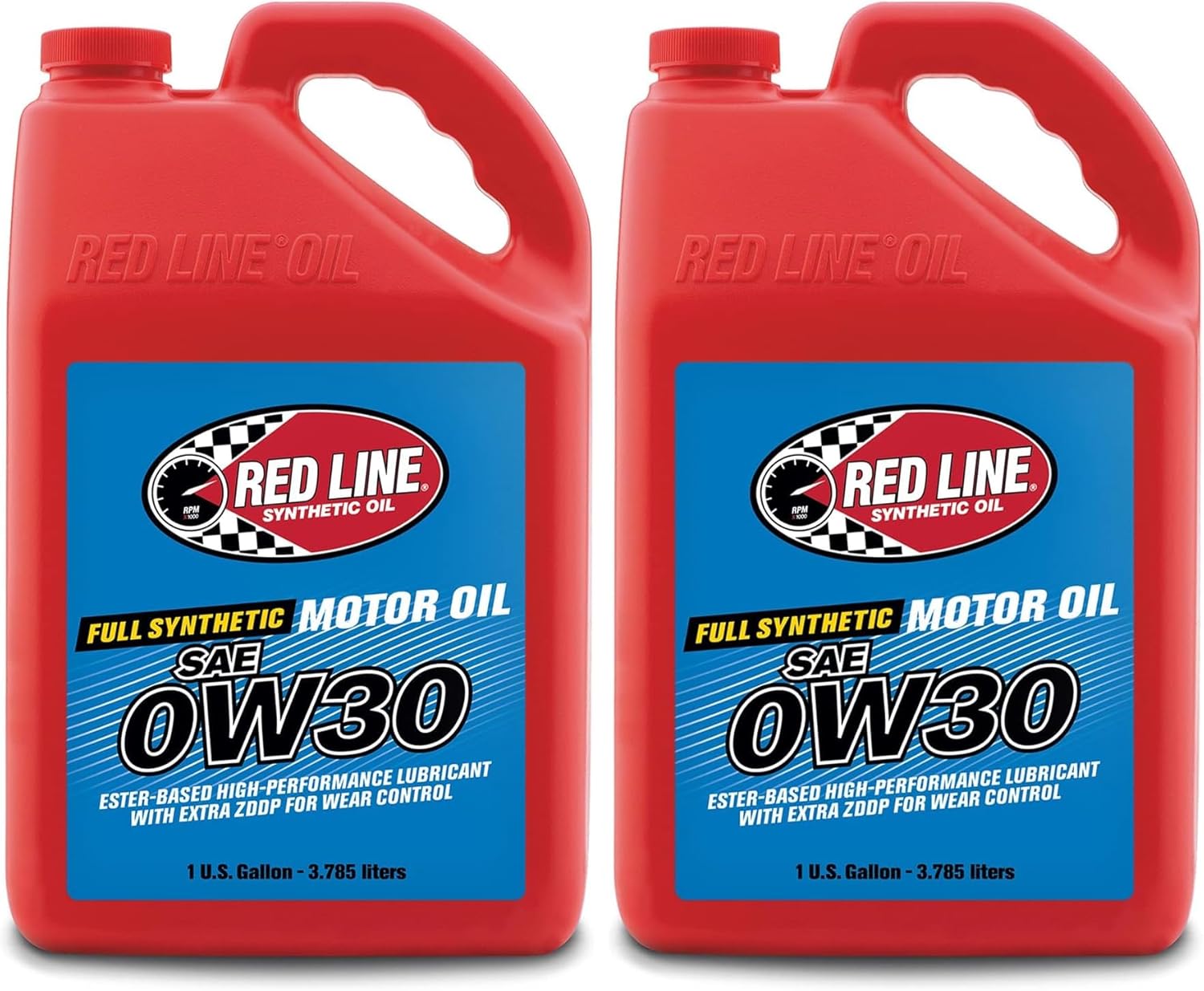 Red Line 11115 SAE 0W30 Fully Synthetic Motor Oil - 1 Gallon (Pack of 2)