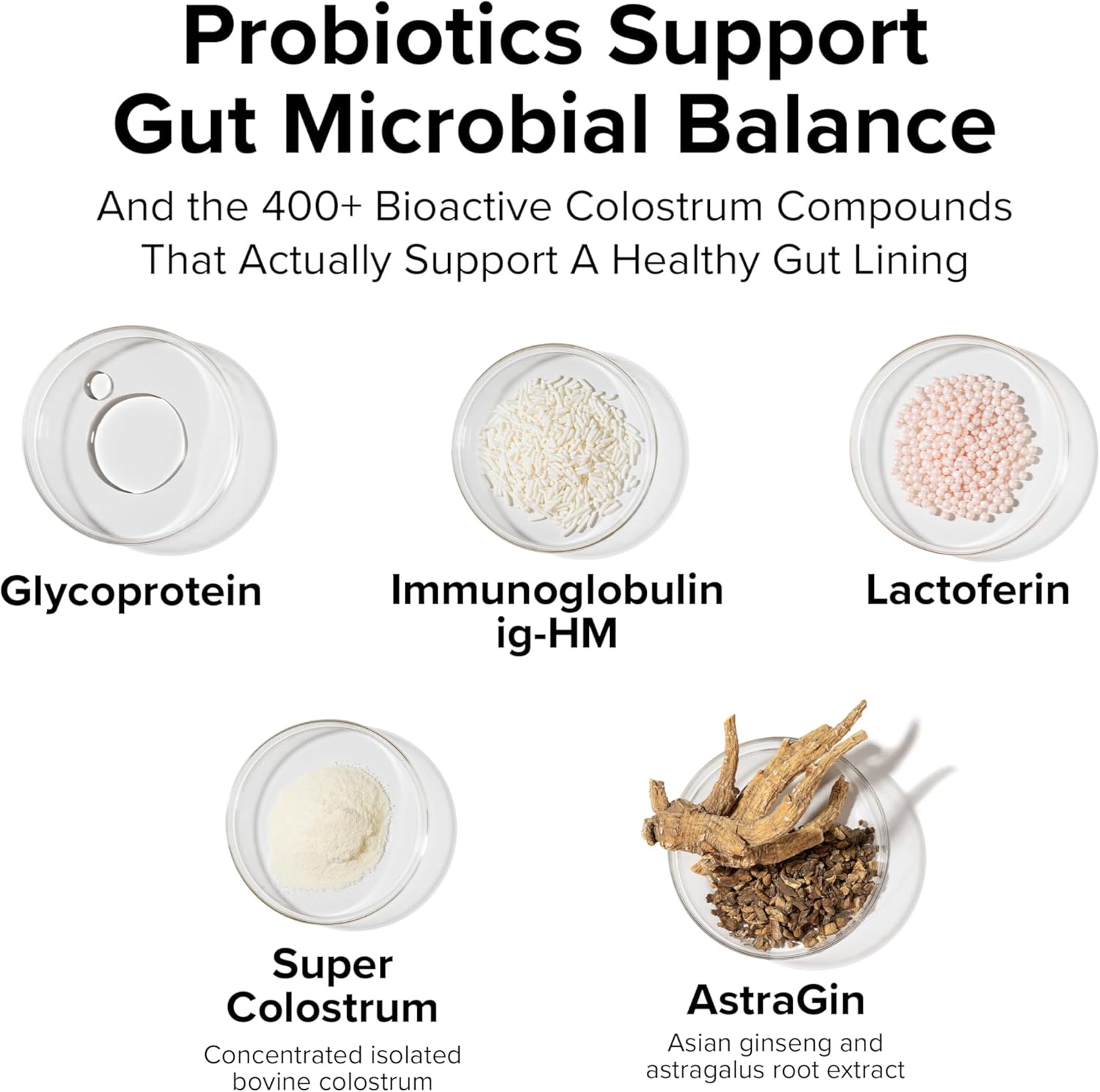 InnoSupps Colostra - Optimized Colostrum Capsules for Immune Support, Gut Health and Muscle Recovery - Mess-Free Alternative to Colostrum Powder - 30 Capsules