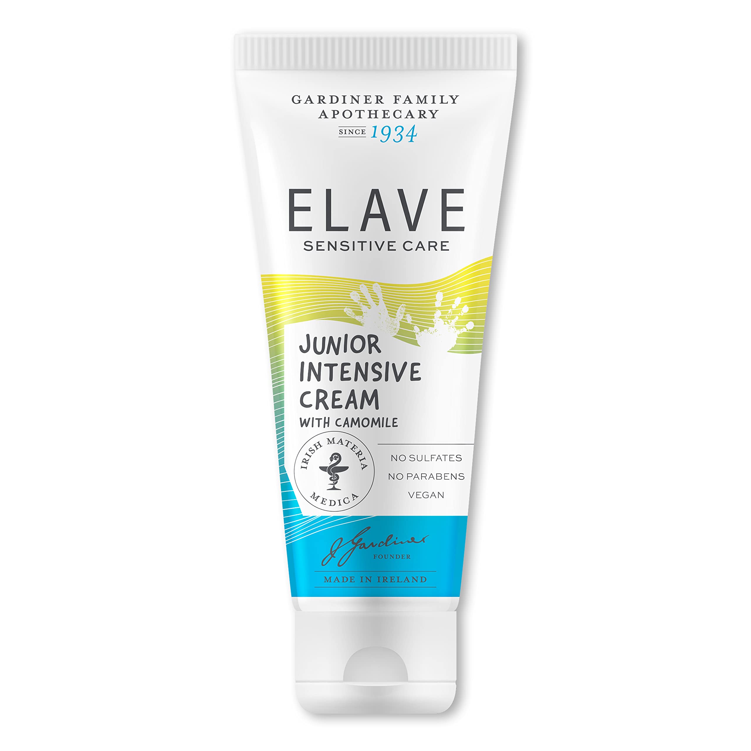 Elave Junior Sensitive Intensive Cream, 125Ml - Enriched With Aloe Vera & Chamomile, Rich Moisturizer For Dry & Sensitive Skin, Paediatrician Approved