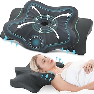 DONAMA Memory Foam Kissen ergonomisches Nackenkissen Kopfkissen Seitenschläferkissen für Seiten, Rücken & Bauchschläfer