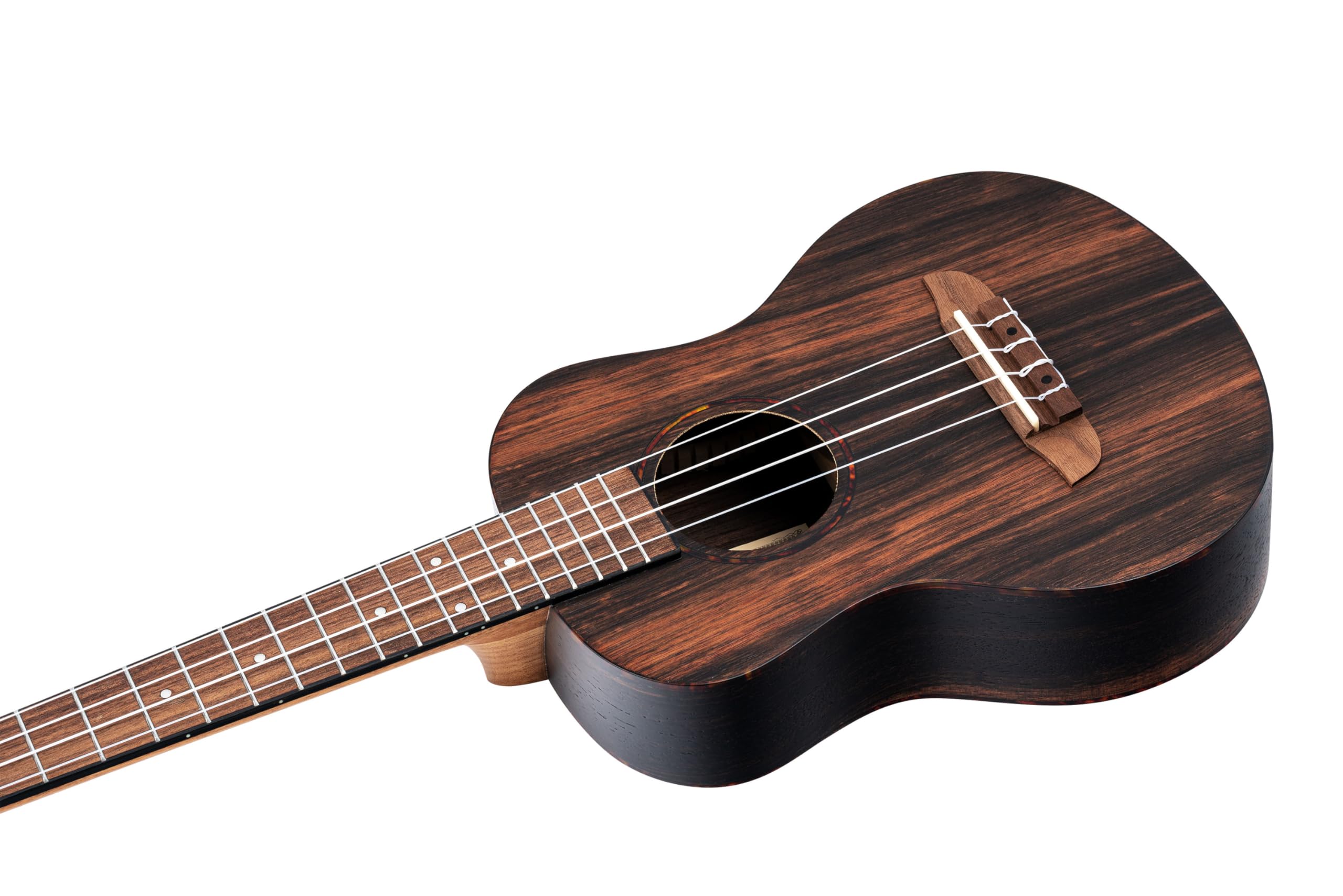 Ortega Guitars Ukulele Tenore Acustico – Timber Series – Gig Bag Inclusa – Ebano, Natural (RUEB-TE)