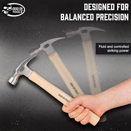Miniatura 4 de Dead On Tools -Martillo de acabado de cara lisa de 10 oz (DOH10S11)