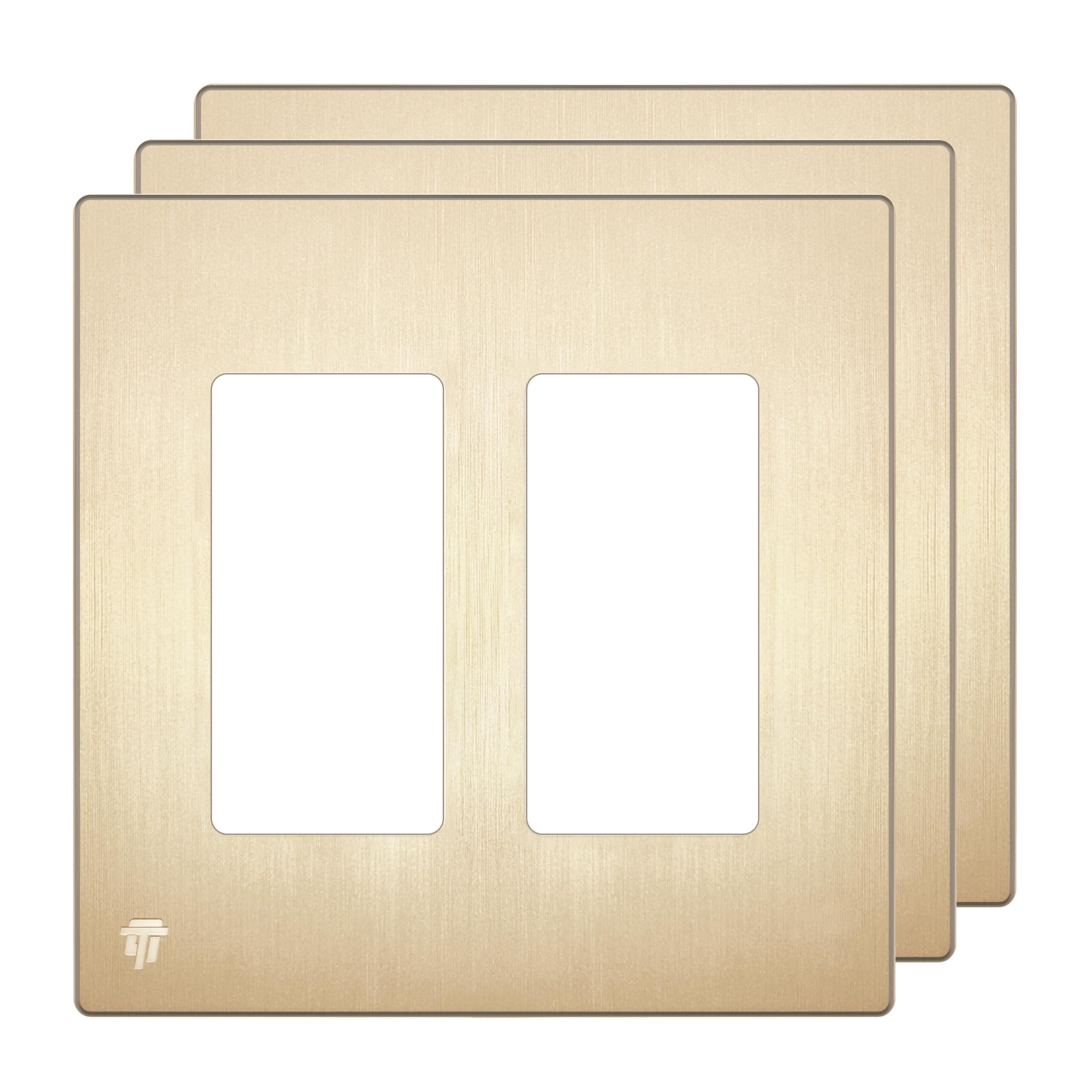 ENERLITES Screwless Wall Plate - 5 Pack -17