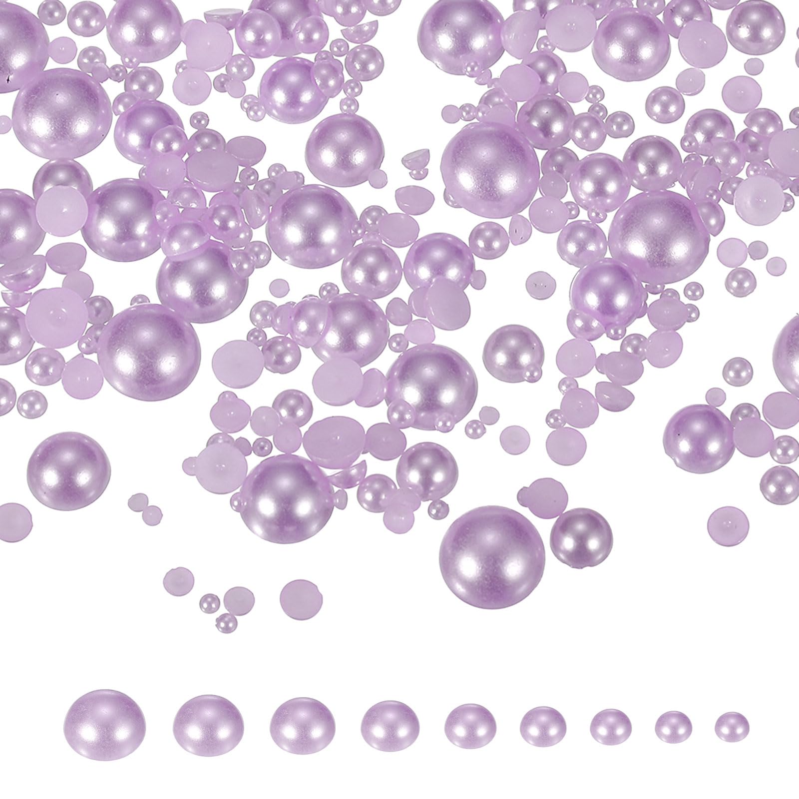 PATIKIL Mix Pearls and Rhinestones, 2-10mm Light Purple,1000Pcs โ image 1