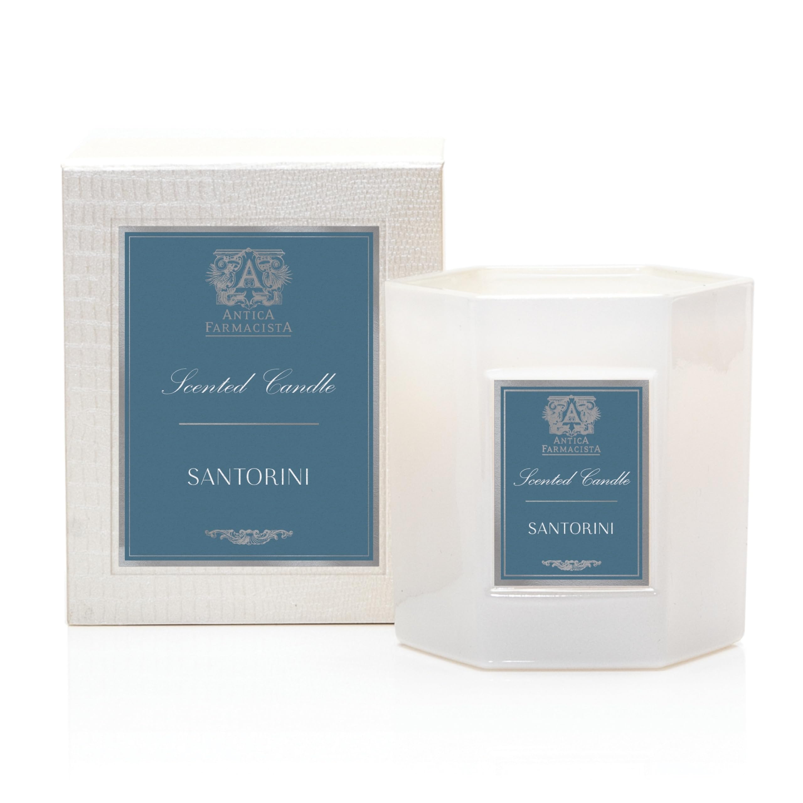 Antica Farmacista Three-Wick Candle - Decorative Home Candle - Long-Lasting & Premium Scented - Luxury Gift - Santorini, 9 oz