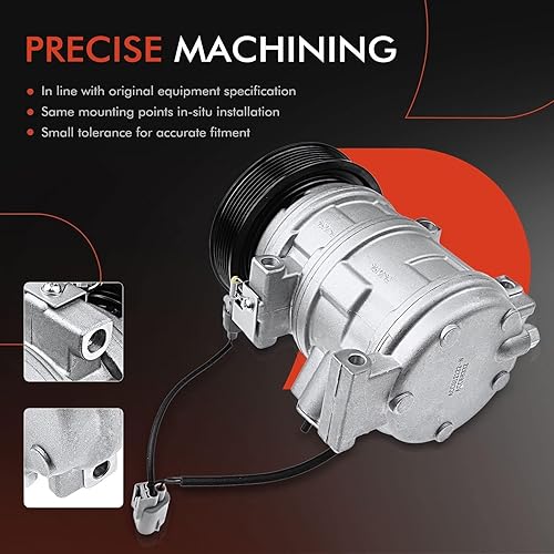 Miniatura 5 de A-Premium Compresor A/C con embrague compatible con Toyota RAV4 2.0L 2.4L 2001-2005, Sport Utility