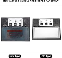 Vista 9 de Solar Auto Darkening Welding Lens, Welding Helmet Lens Smart Mirror Dimming Helmet Mask Filter Goggles Welding Construction Use 4.3 x 3.5in (ADF550E)