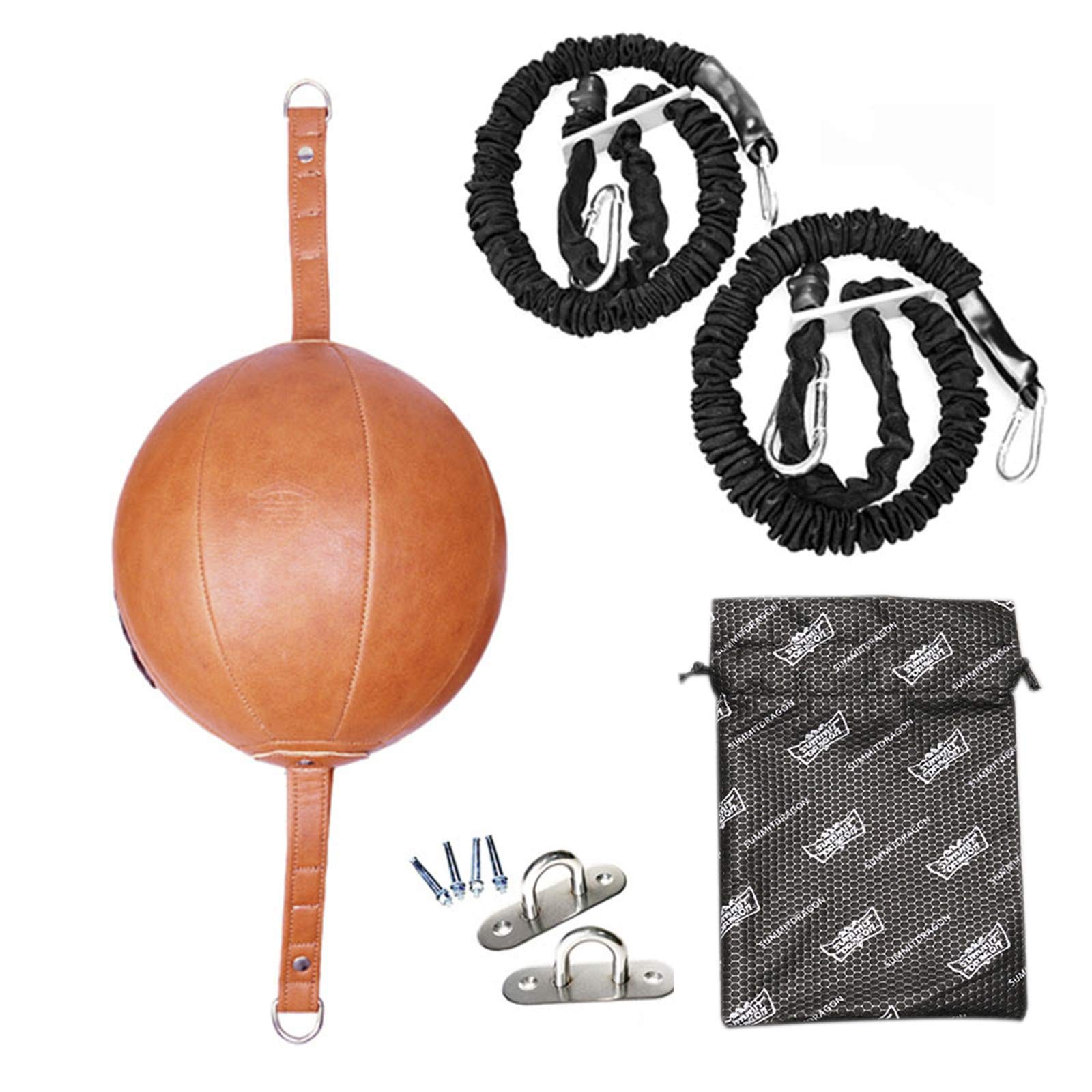 Zestaw bokserski Speedball – torba odblaskowa do treningu, nadmuchiwany worek bokserski, sprzęt bokserski z podwójnym końcem do fitnessu i muay thai, do użytku domowego