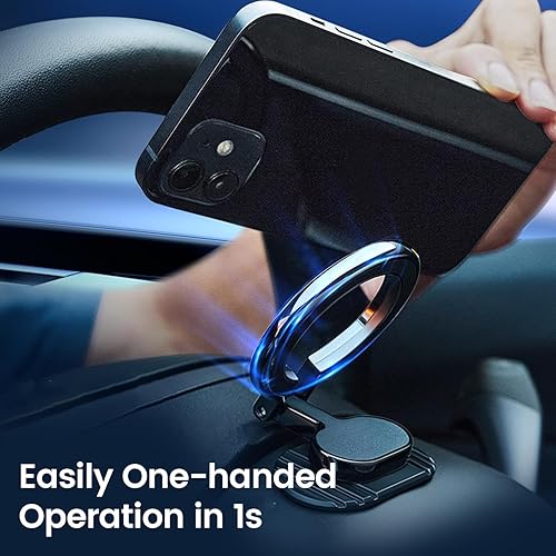 Miniatura 9 de Soporte de teléfono para automóvil, soporte para teléfono de automóvil 40 imanes N52 y soporte de teléfono ahorrador de espacio para automóvil,