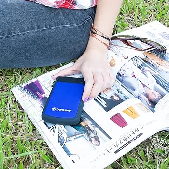 Transcend ポータブルHDD 1TB  耐衝撃 USB3.1 Gen1 3年保証 TS1TSJ25H3B(ブルー) Amazon.com: Transcend 1TB USB 3.1 Gen 1 StoreJet 25H3B