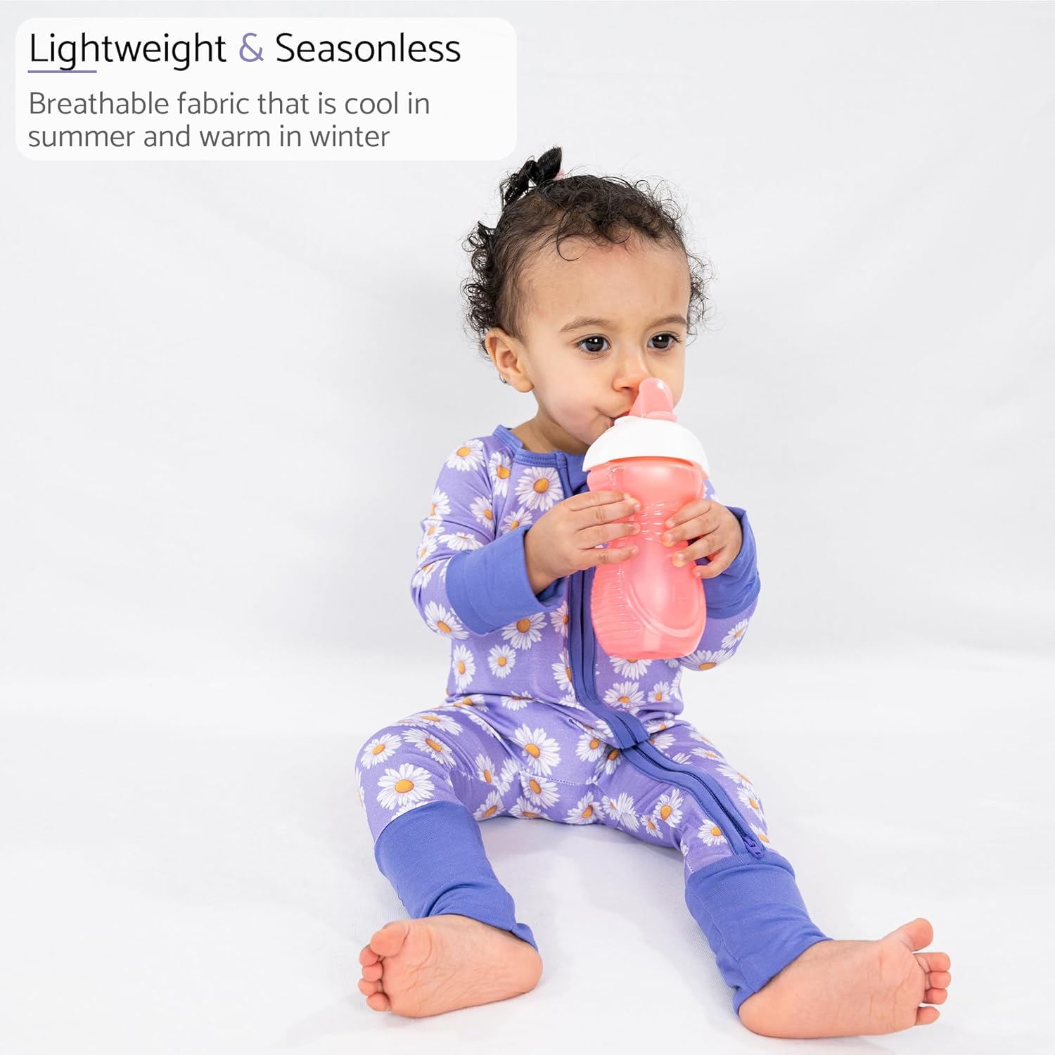 LollyBanks Baby Pajamas, Baby Romper 95% Bamboo Viscose and 5% Spandex - Image 4