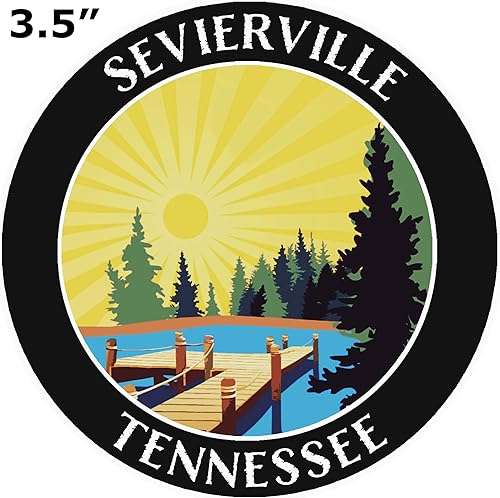 Miniatura 10 de Lake Dock - Sevierville - Tennessee 3.5" Ventana coche camión calcomanía vacaciones aventura tema novedad apliques