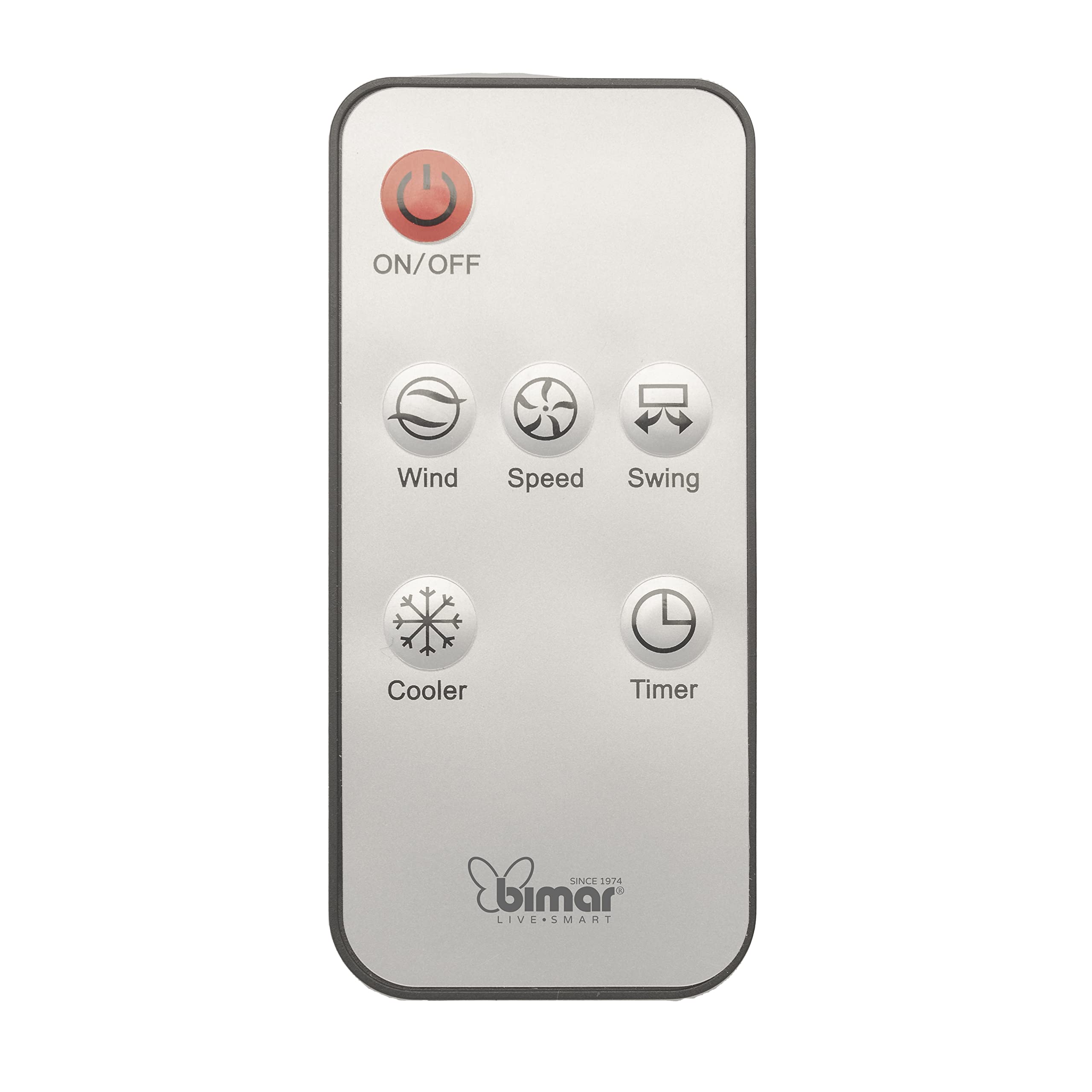Bimar VR35 Raffrescatore, Ventilatore, Purificatore d'Aria 3 in 1, Oscillazione Automatica Dx/Sx, Funzione Rinfrescante e 3 Velocità, Serbatoio 7 Litri, 8 ore di Aria Fresca, Filtri Rimovibili