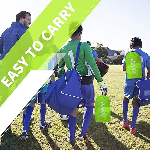 Miniatura 6 de Portería de fútbol infantil para patio trasero, 5 × 3, 6 × 4, 9 × 5 pies, red de práctica de fútbol fácil plegable con bolsa de transporte portátil