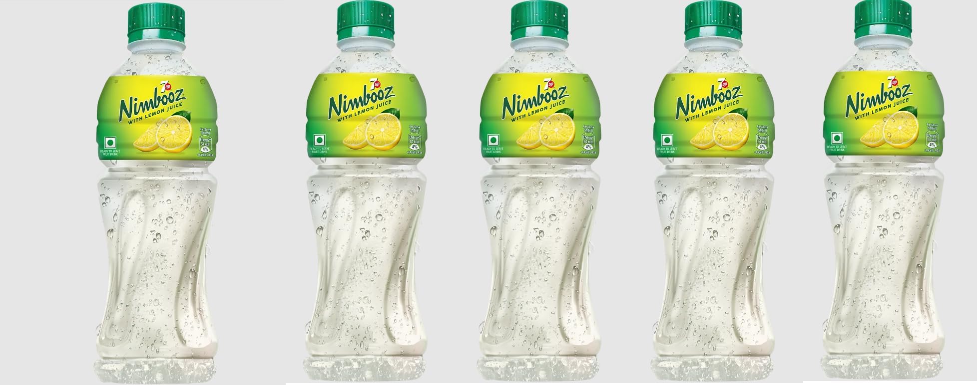 Nimbooz Lemon Drink – 350ml Bottle | Refreshing Indian Lemonade | Real Lemon Juice & Electrolytes | Non-Carbonated Soft Drink (Pack of 5)