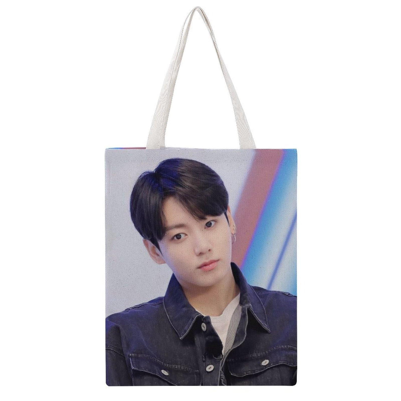 Amazon.co.jp: BTS-Jung Kook トートバッグ キャンバス 肩掛け 大容量